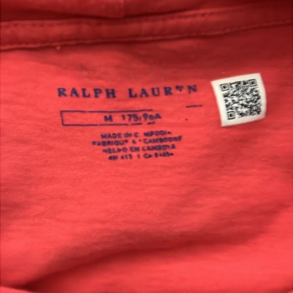 Ralph Lauren Polo Hooded Top Neon Pink Lightweight Women’s Medium - Picture 7 of 10